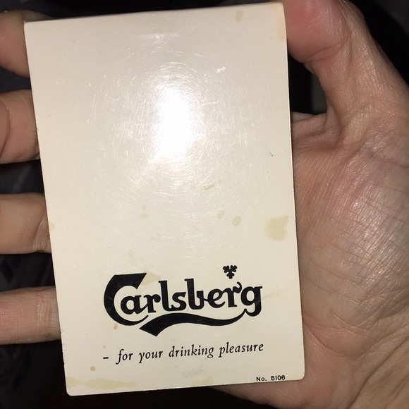 VTG Beer Advertising Lot of three pieces Genesee, Fyfe &Drum & Carlsberg Beers - Picture 7 of 8